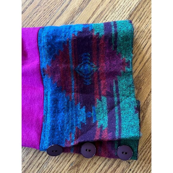 Vintage  Diane Von Furstenburg Purple Midi Jacket Coat  Women's Size 8 - Picture 6 of 11